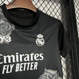 24-25 Real Madrid Y3 Kid Kits Black Youth Apparels AAAAJersey Wholesale Yupoo 5
