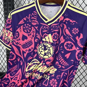 25-26 Club America Halloween Football T-Shirt AAAAJersey Supply Yupoo 2
