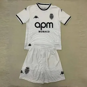 24-25 Monaco Third Kid Kits Youth Apparelst Soccer AAAAJersey Yupoo