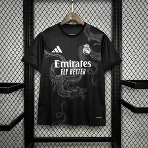 24-25 Real Madrid Dragon Black Special Edition Kit AAAAJersey Dropshiping Yupoo