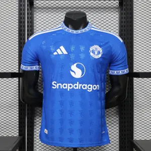 26-27 Manchester United Blue Mens Kit Special Edition Player Soccer Shirt AAAAJersey Yupoo