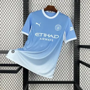 26-27 Manchester City Home Kit Football T-Shirt AAAAJersey Dropship Yupoo