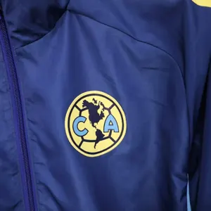 25-26 Club America Blue Windbreaker Jacket AAAAJersey Supply Yupoo 1