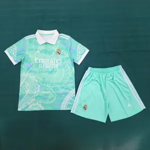 24-25 Real Madrid Specia Edition Kits Dragon Concept Green Suits Football AAAAJerseys Yupoo