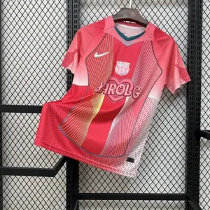 25-26 Barcelona Pink X KAROLG Football T-Shirt Custom Edition AAAAJersey Dropship Yupoo