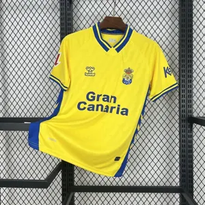 25-26 Las Palmas Home Kit Soccer Uniform Sport Shirt AAAAJersey Dropship Yupoo
