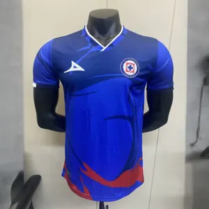 23-24 Cruz Azul Training Kit Blue Player Version Shirt Soccer Jerseys Yupoo