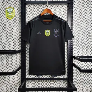 23-24 All sponsor+patch Flamengo Black Soccer Jerseys 12