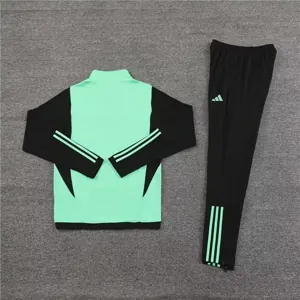 23-24 Real Madrid Long Sleeve Tracksuit Green Training Suits Jersey Supplier Yupoo 3