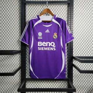 06-07 Retro Real Madrid Purple S-XXL