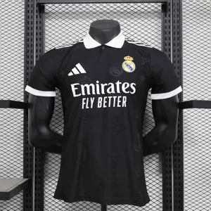 25-26 Real Madrid OG Special Edition Black Player Version POLO Shirt AAAAJersey Supplier Yupoo