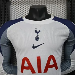 25-26 Tottenham HotSpur Home Kit Player Version Long Sleeve Shirt AAAAJersey Dropship Yupoo 3