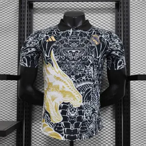 24-25 Real Madrid Black Dragon Special Edition Kit Player Version Shirt Football AAAAJersey Sup