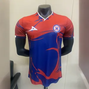 23-24 Cruz Azul Training Kit Red Player Version Shirt Soccer Jerseys Yupoo