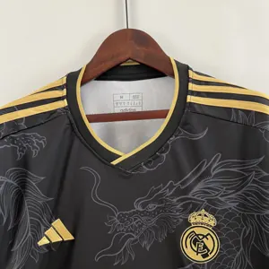 23-24 Real Madrid Special Edition Kit Black Dragon Shirt Soccer Jerseys Yupoo 8