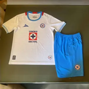 24-25 Cruz Azul Away Kid Kits Youth Apparels Sport AAAAJersey Yupoo