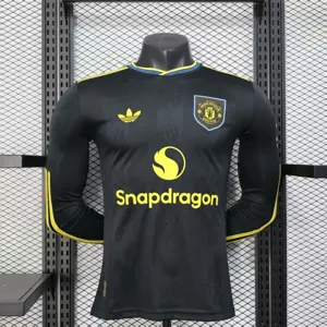 25-26 Manchester United Third Kit Player Version Long Sleeve Shirt AAAAJersey Wholesale Yupoo