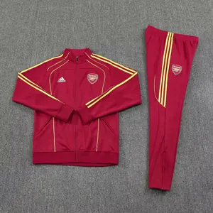 25-26 Arsenal Long Sleeve Red Training Soccer Suit Yupoo 1
