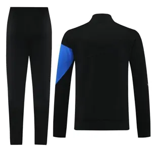 25-26 Chelsea Black Football Tracksuits Long Jacket Suits 2
