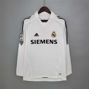 05-06 Real Madrid home long sleeve