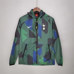 21-22 Tottenham Hotspur Green&amp;Blue Windbreaker