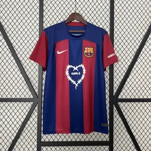 23-24 Barcelona Home KarolG Clásico Special Edition Kit Jerseys Supllier Yupoo