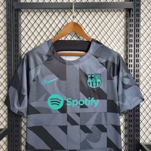 23-24 Barcelona training Black S-XXL Cheap Soccer Jerseys 4
