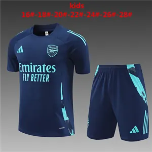 24-25 Arsenal Kids Training Soccer Jerseys Football Shirts
