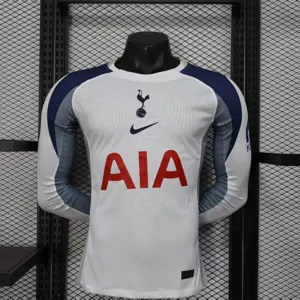 25-26 Tottenham Hotspur Home Long Sleeve Kit Player Version Shirt AAAAJersey Wholesale Yupoo