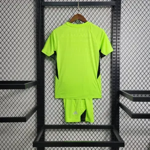 23-24 Real Madrid Kids Green Goalkeeper Kits Soccer Jerseys Yupoo 3