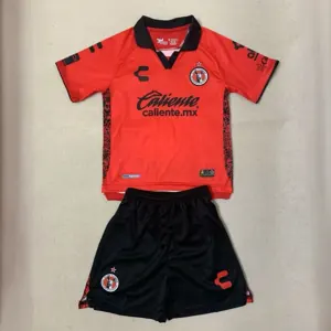 23-24 Tijuana Home Kids Kits Xolos Children Sets Soccer AAAAJerseys Yupoo