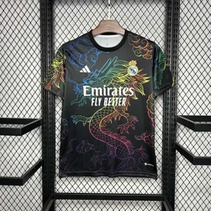 24-25 Real Madrid Rainbow Dragon Black Training Kit Sport AAAAJersey Yupoo