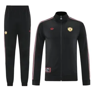 25-26 Manchester United Terrace Icons Track Long Football Jacket Suits