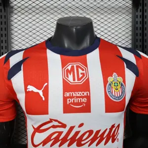 25-26 Chivas Home Red Kit Player Version Football Sino Shirt AAAAJersey Supplier Yupoo 1