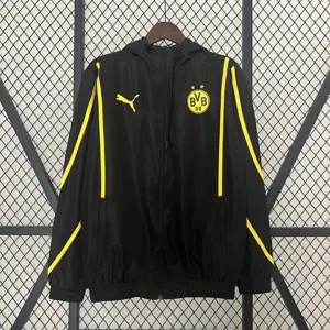 24-25 Dortmund BVB Black Windbreaker AAAAJersey Supplier Yupoo