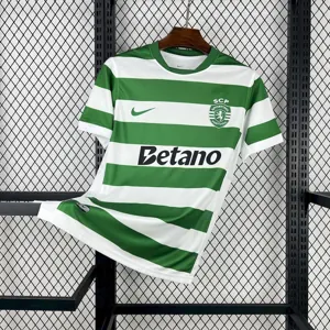 25-26 Sporting Lisbon Home Kit Football T-Shirt Soccer AAAAJersey Yupoo