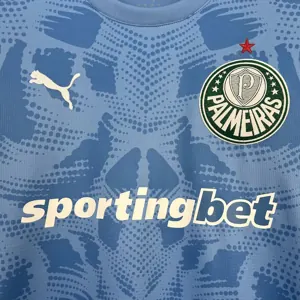 25-26 Palmeiras Blue Goalkeeper Kit Soccer T-Shirt AAAAJersey Yupoo 3