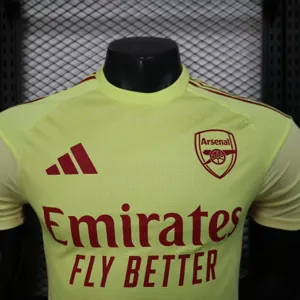 25-26 Arsenal Yellow Goalkeeper Kit Player Version Shirt Football Uniform AAAAJersey Dropship Y 1