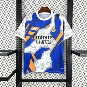 25-26 Real Madrid Pre-Match Third T-Shirt Football Apparels Soccer AAAAJersey Yupoo
