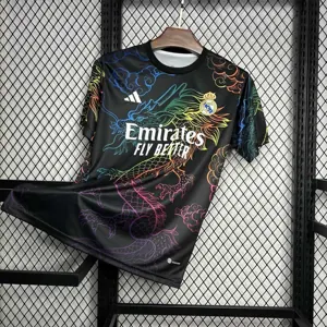 24-25 Real Madrid Rainbow Dragon Black Training Kit Sport AAAAJersey Yupoo 4
