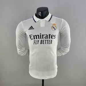 22-23 Real Madrid home long sleeve player version