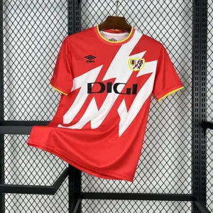 25-26 Rayo Vallecano Home Shirt Football Apparels AAAAJersey Supply Yupoo