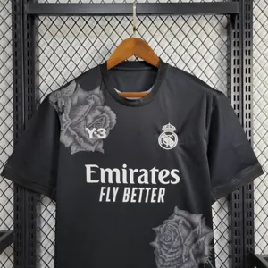 24-25 Real Madrid Y3 Black Kit Jersey Supplier Yupoo 5