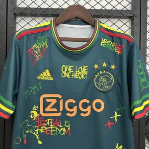 25-26 Ajax x Bob Marley Special Edition Green Shirt Football Uniform AAAAJersey Supply Yupoo 3