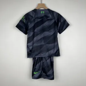 23-24 Kids Liverpool Goalkeeper Black Size 16-28 5