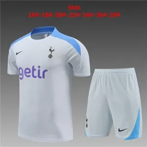 24-25 Tottenham Kids Training Soccer Jerseys Football Shirts