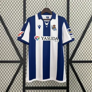 24-25 Real Sociedad Home Kit Football Apparels AAAAJersey Wholesale Yupoo
