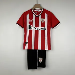 23-24 Kids Athletic Bilbao Home size 16-28 Soccer Jerseys