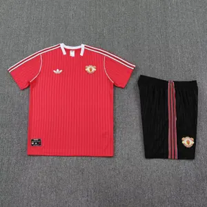 25-26 Manchester United OG Red Training Kits Football Tracksuits 2