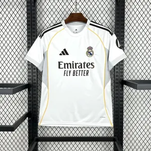 25-26 Real Madrid Home Kit Football T-Shirt AAAAJersey Dropship Yupoo S-4XL 5